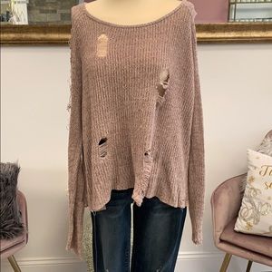 Destructed sweater